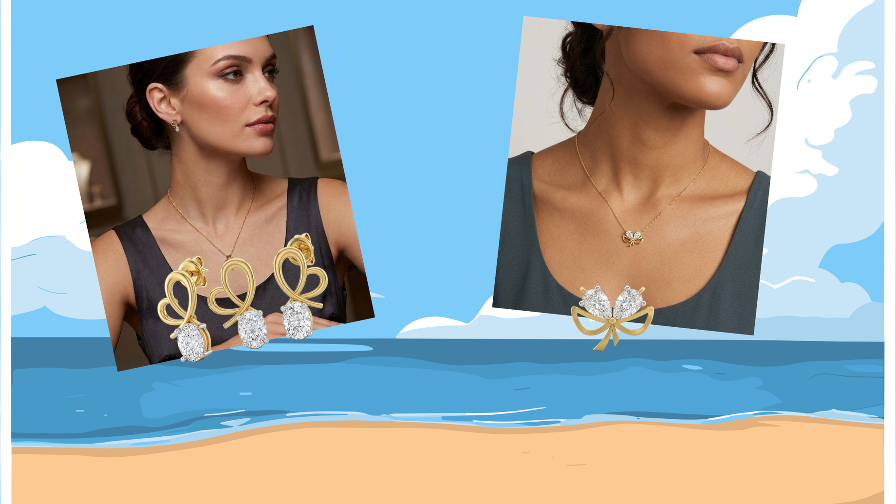 How to Style Diamond Jewellery in Hot Weather Without Overdoing It